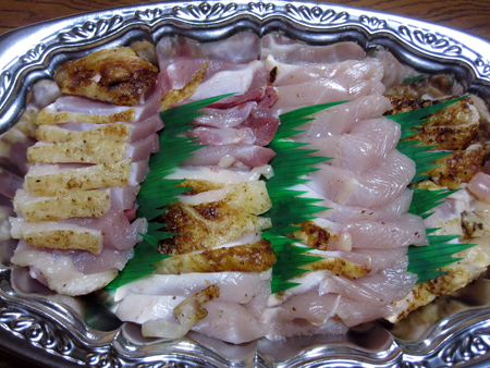 ラーメンと鳥刺し Happy Is A Moment